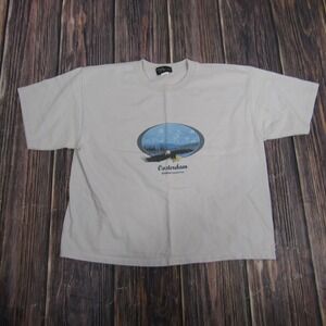 Vintage VTG Techstyles Holland America Line Alaska Graphic Tee TShirt Bald Eagle